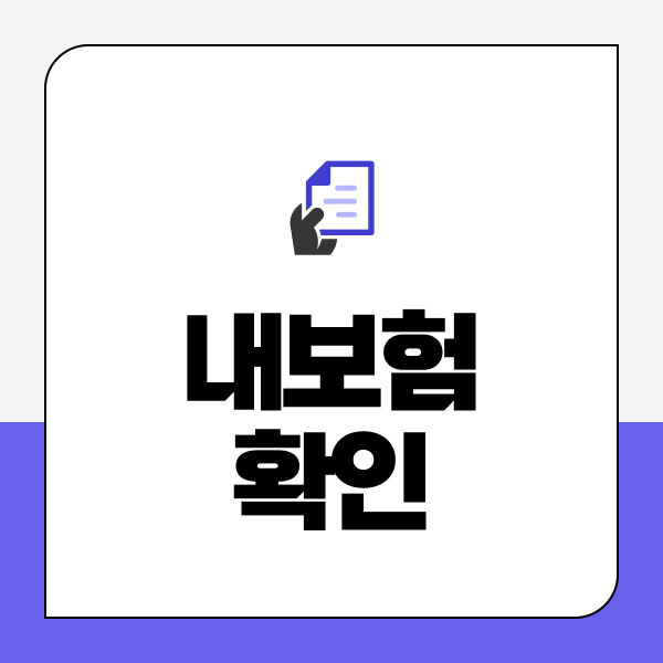 내보험확인