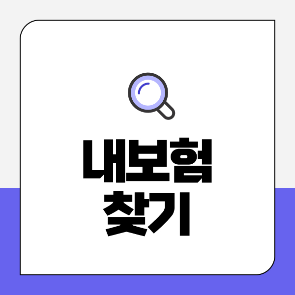 내보험찾기